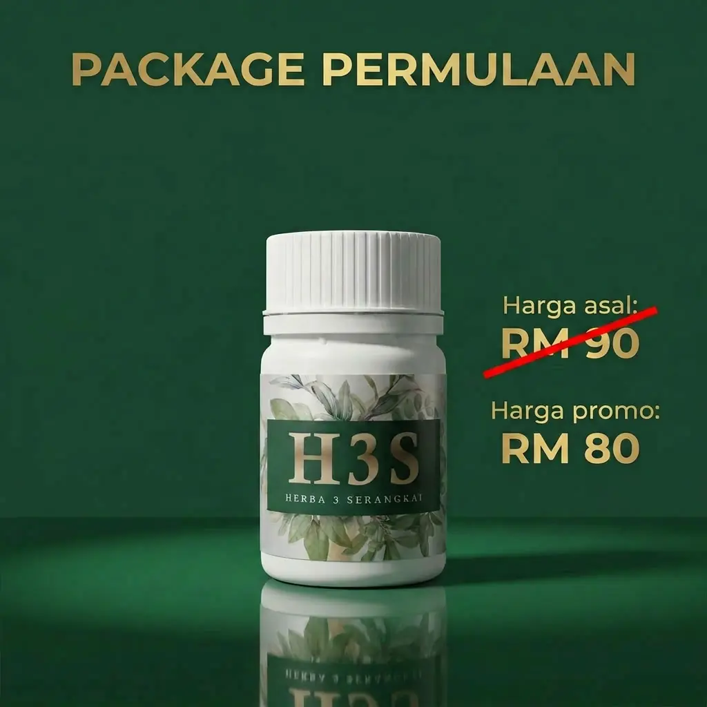 Pakej Permulaan 1 botol H3S
